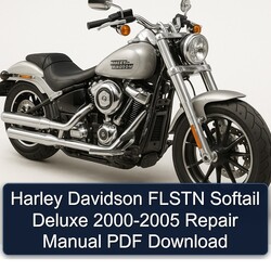 2000-2005 Harley Davidson Softail Flstn Deluxe Service Repair Workshop Manual PDF