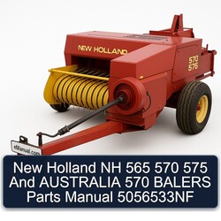 New Holland NH 565 570 575 Australia Balers Parts 5056533NF Catalog PDF