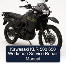 Kawasaki KLR 500 650 Workshop Service Repair Manual 