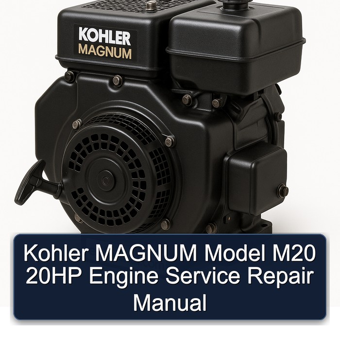 Kohler Magnum Models Model M20 20HP Engine Service Repair Workshop Manual PDF