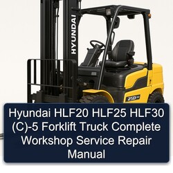 Hyundai HLF20 HLF25 HLF30 (c)-5 Forklift Truck Service Repair Workshop Manual PDF