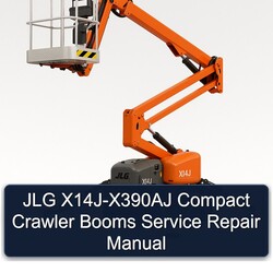 JLG X14j-x390aj Compact Crawler Booms Service Repair Workshop Manual PDF
