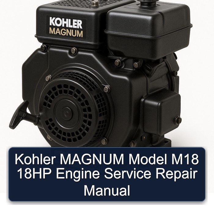 Kohler Magnum Models Model M18 18HP Engine Service Repair Workshop Manual PDF
