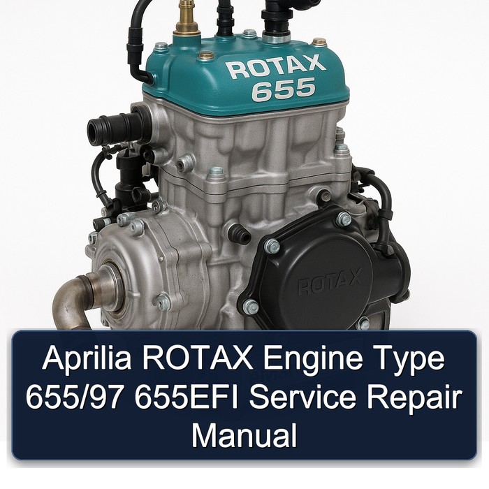 Aprilia Rotax Engine Type 655/97 655EFI Service Repair Workshop Manual PDF