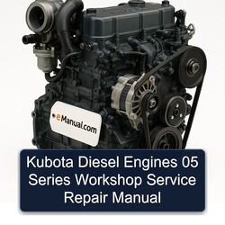 Kubota Diesel Engines 05 Series Service Repair Workshop Manual PDF