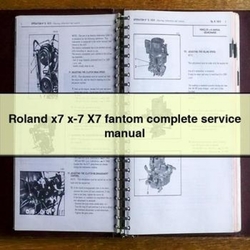 Roland X7 X-7 Fantom Service Repair Workshop Manual PDF