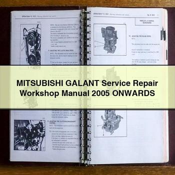 2005 Mitsubishi Galant Mitsubushi Onwards Service Repair Workshop Manual PDF