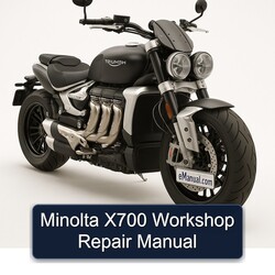 Triumph Rocket Minolta X700 Service Repair Workshop Manual PDF