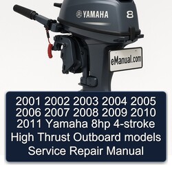 2003-2011 Yamaha 8HP 4-stroke High Thrust Outboard Models Service Repair Workshop Manual PDF