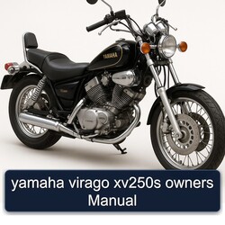 Yamaha Virago XV250S Owners Owner's Manual PDF
