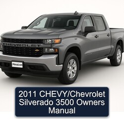 2011 Chevrolet Silverado Chevy/ 3500 Owners Owner's Manual PDF