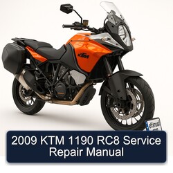2009 KTM 1190 RC8 Service Repair Workshop Manual PDF