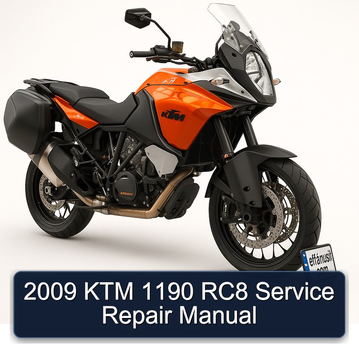 2009 KTM 1190 RC8 Service Repair Workshop Manual PDF