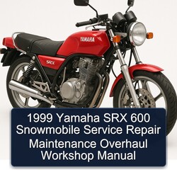 1999 Yamaha SRX 600 Snowmobile Maintenance Overhaul Service Repair Workshop Manual PDF