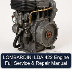 Lombardini LDA Series 422 Engine Service Repair Workshop Manual PDF