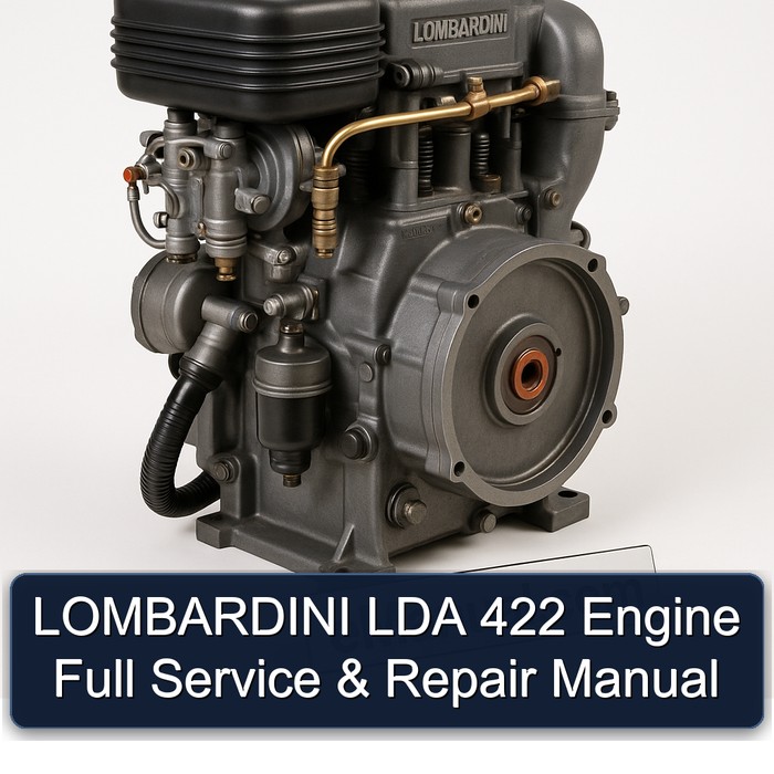 Lombardini LDA Series 422 Engine Service Repair Workshop Manual PDF