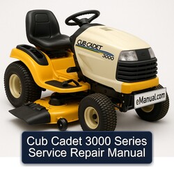 Cub Cadet 3000 Series Service Repair Workshop Manual PDF