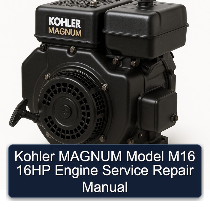 Kohler Magnum Models Model M16 16HP Engine Service Repair Workshop Manual PDF