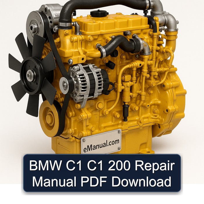 BMW C Models C1 200 Service Repair Workshop Manual PDF