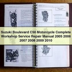 2005-2010 Derbi Boulevard Suzuki C50 Motorcycle Service Repair Workshop Manual PDF