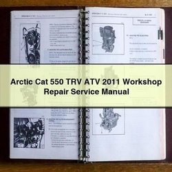 2011 Arctic CAT 550 TRV ATV Service Repair Workshop Manual PDF