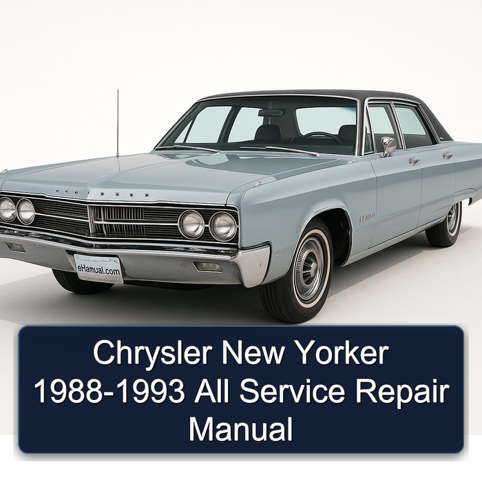 1988-1993 Chrysler New Yorker All Service Repair Workshop Manual PDF