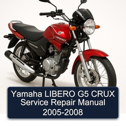 2005-2008 Yamaha Libero G5 Crux Service Repair Workshop Manual PDF