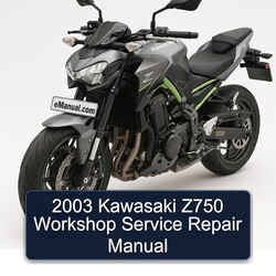2003 Kawasaki Z Series Z750 Service Repair Workshop Manual PDF
