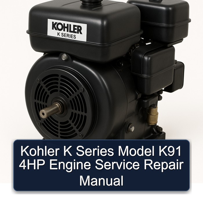 Kohler K Series Model K91 4HP Engine Service Repair Workshop Manual PDF