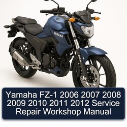2006-2012 Yamaha FZ Models FZ-1 Service Repair Workshop Manual PDF
