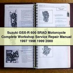 1997-2000 Suzuki GSX Series GSX-R 600 Srad Motorcycle Service Repair Workshop Manual PDF