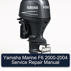 2000-2004 Yamaha Marine F6 Service Repair Workshop Manual PDF