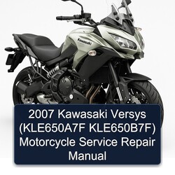 2007 Kawasaki Versys (kle650a7f Kle650b7f) Motorcycle Service Repair Workshop Manual PDF