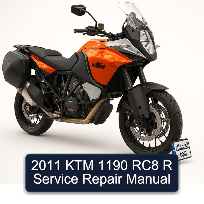 2011 KTM 1190 RC8 R Service Repair Workshop Manual PDF