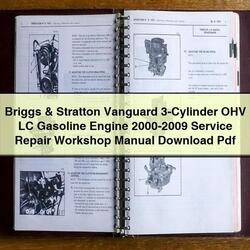 2000-2009 Peugeot LC Briggs Stratton Vanguard 3-cylinder OHV Gasoline Engine Service Repair Workshop Manual PDF