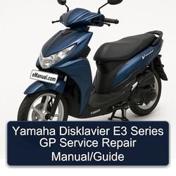 Yamaha Disklavier E3 Series GP / Service Repair Workshop Manual PDF