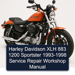1993-1998 Harley Davidson Sportster XLH 883 1200 Service Repair Workshop Manual PDF