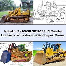 Kobelco SK200SR SK200SRLC Crawler Excavator Service Repair Workshop Manual PDF