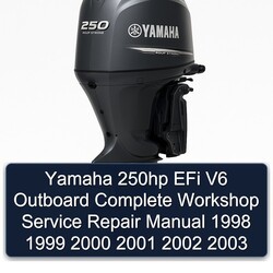 1998-2003 Yamaha 250HP Efi V6 Outboard Service Repair Workshop Manual PDF