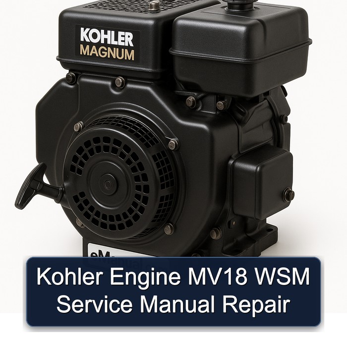Kohler Magnum Models Engine MV18 WSM Service Repair Workshop Manual PDF