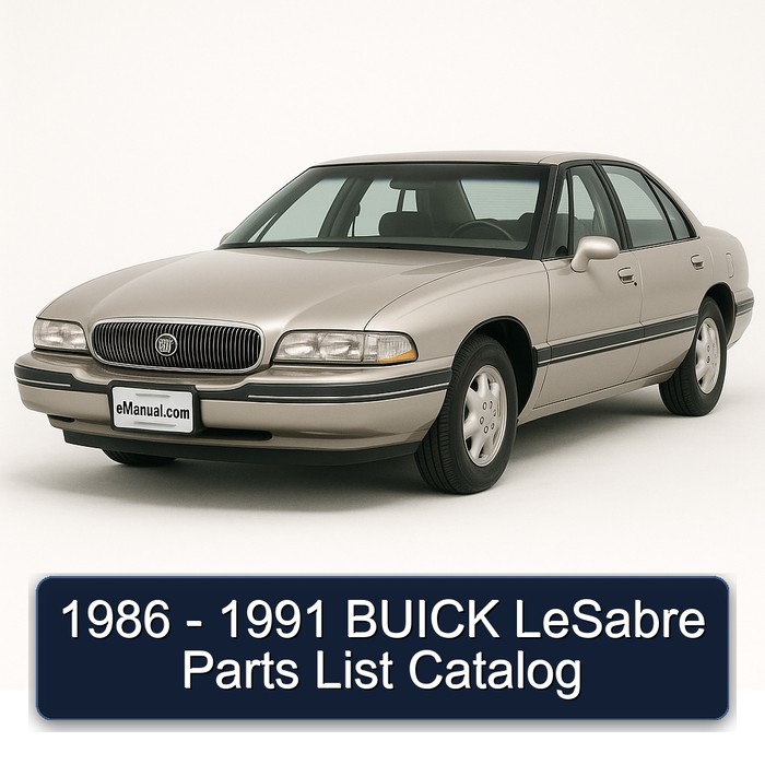 1986-1991 Buick Lesabre Catalog Parts PDF