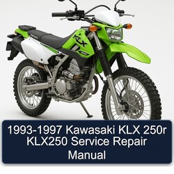 1993-1997 Kawasaki KLX Series 250R KLX250 Service Repair Workshop Manual PDF