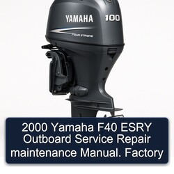 2000 Yamaha F40 Esry Outboard maintenance Service Repair Workshop Manual PDF