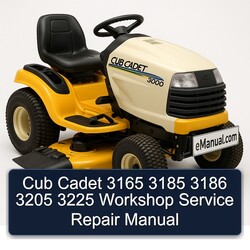 Cub Cadet 3165 3185 3186 3205 3225 Service Repair Workshop Manual PDF