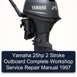 1997 Yamaha 25HP 2 Stroke Outboard Service Repair Workshop Manual PDF