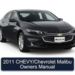 2011 Chevrolet Malibu Chevy/ Owners Owner's Manual PDF