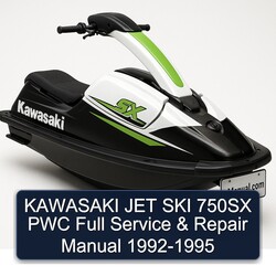 1992-1995 Kawasaki JET SKI 750SX PWC Service Repair Workshop Manual PDF