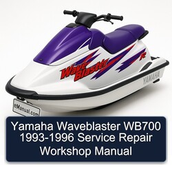 1993-1996 Yamaha Waveblaster WB700 Service Repair Workshop Manual PDF