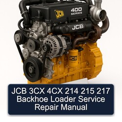 JCB 3CX 4CX 214 215 217 Backhoe Loader Service Repair Workshop Manual PDF