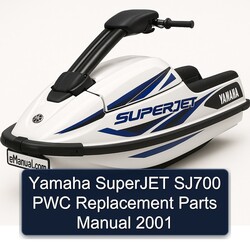 2001 Yamaha Superjet SJ700 PWC Replacement Parts Catalog PDF
